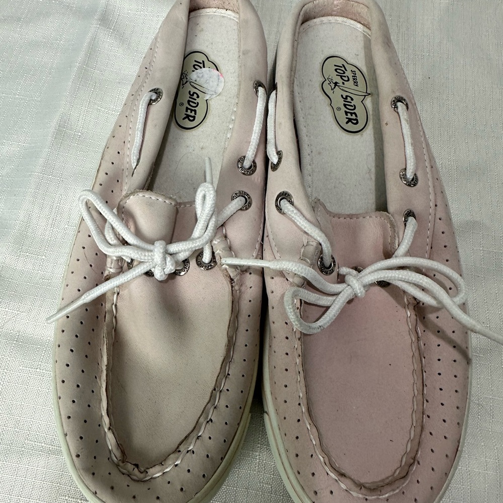 Pink Sperry Topsiders Size 6 - Picture 2 of 5
